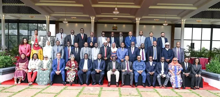 President William Ruto, EGH, with coast region leaders